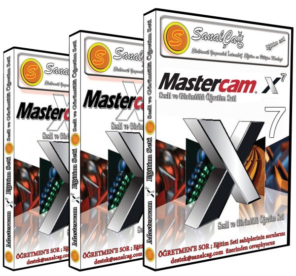 mastercamX7 Görsel eğitim seti